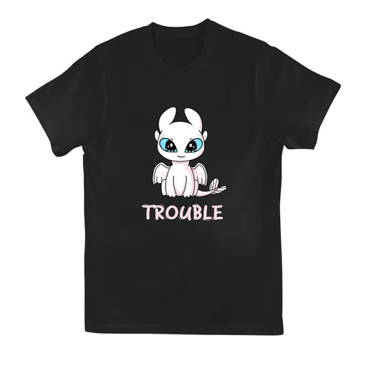 Toothless And Light Fury Where I Go Trouble Follows Shirt, Funny Couple Tee, How To Train Your Dragon Movie Shirt, Cute Gifts