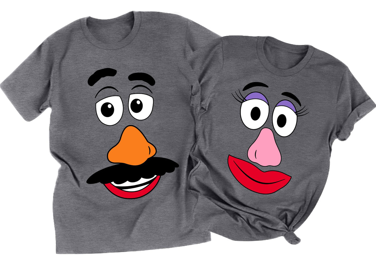 Sweet Potato Shirt Matching Couple Outfit Halloween Husband and Wife Shirt