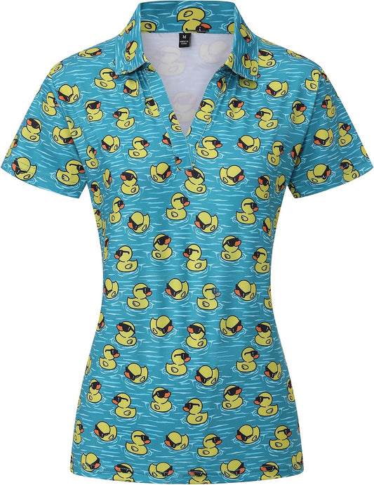 Matching Golf Shirts for Couples Funny Golf Polo Shirts for Men Women Crazy Fun Polo Shirts Couples Matching Outfits