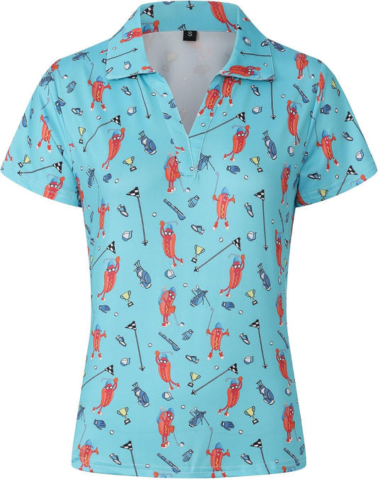 Matching Golf Shirts for Couples Funny Golf Polo Shirts for Men Women Couples Matching Outfits Short Sleeve Golf Polos