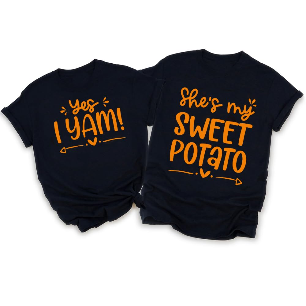 MI X TEE Matching Pajamas for Couples, His and Hers Sleepwear Sets