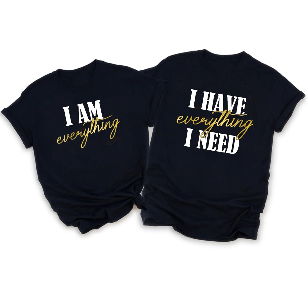 MI X TEE Matching Pajamas for Couples, His and Hers Sleepwear Sets