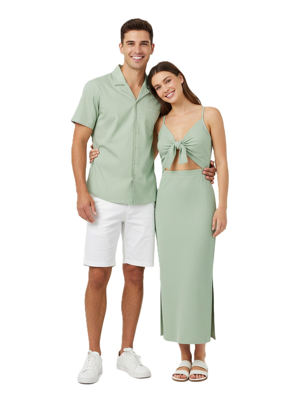 PATPAT Couples Matching Outfits Women Bodycon Dresses or Men's Shirts
