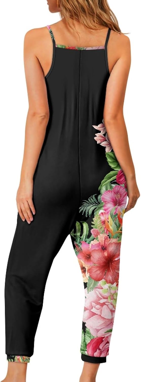 Matchable Couple Hawaiian Luau Men Shirt or Women V-Neck Jumpsuit