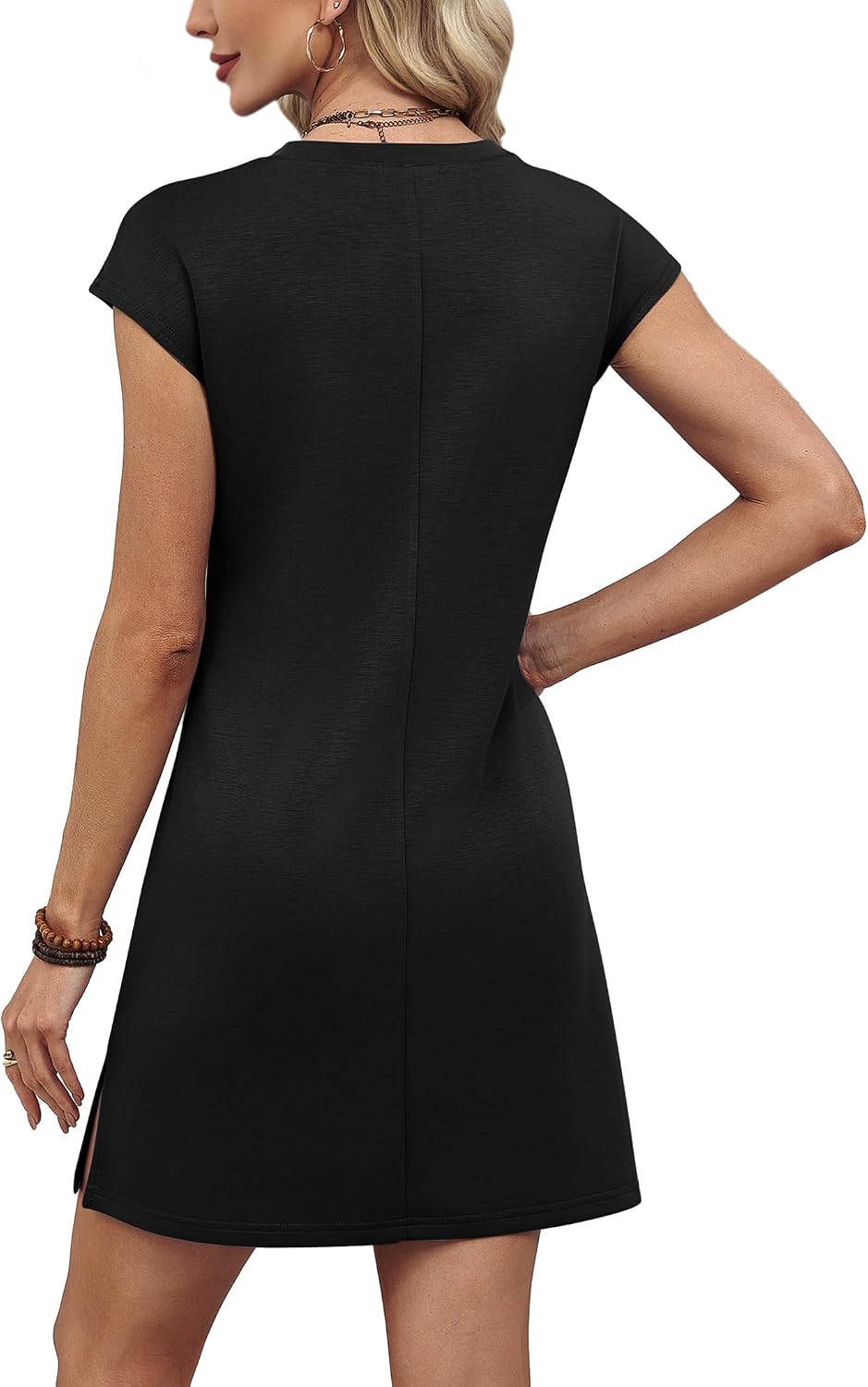 Sampeel Summer Spring Dresses for Women 2026 Vacation Outfits Casual Cap Sleeve Sundress Resort Wear