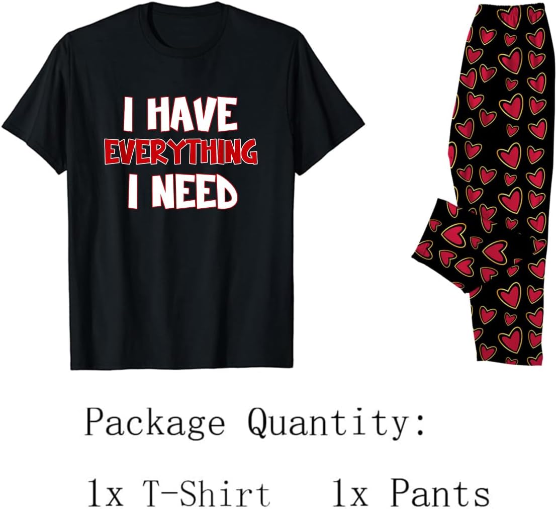 MI X TEE Matching Pajamas for Couples, His and Hers Sleepwear Sets