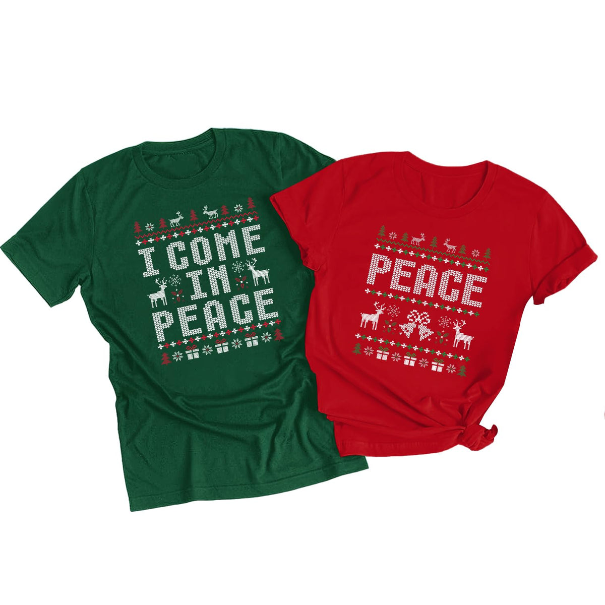 Couples Shirts Thanksgiving Christmas Halloween Matching Tshirt