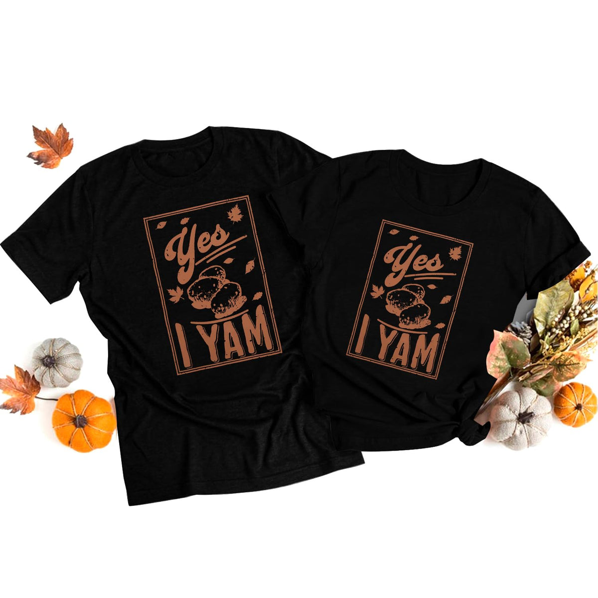She's My Sweet Potato I Yam T-Shirt Couples Holiday Matching Shirts for Husband and Wife Casual Short Sleeve Tops