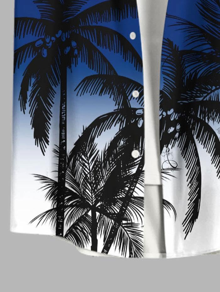 ROSE GAL Matchable Couples Hawaiian Men Shirt and Women Vintage Vintage Sleeveless Dress