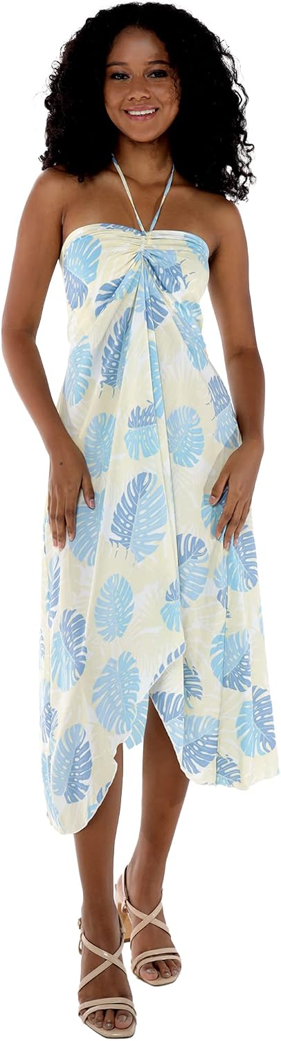 Matchable Couple Hawaiian Shirt or Dress Signature Prints Pacific Palm