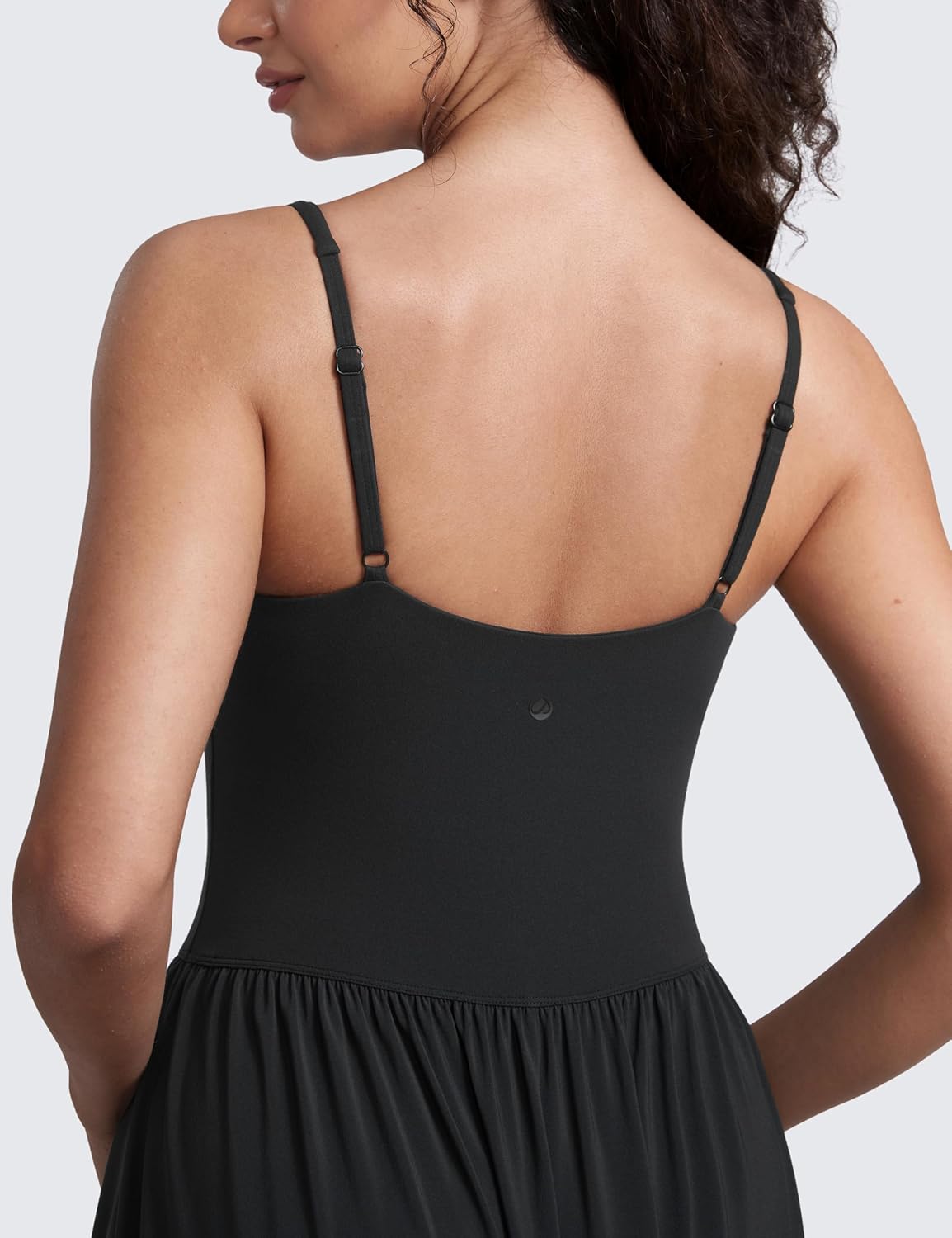 CRZ YOGA Square Neck Maxi Casual Dress