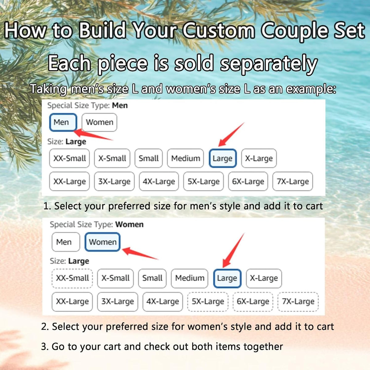 Matching Hawaiian Outfits for Couples Womens Asymmetrical Midi Dress Mens Beach Shirts Short Sleeve Button Up Shirt
