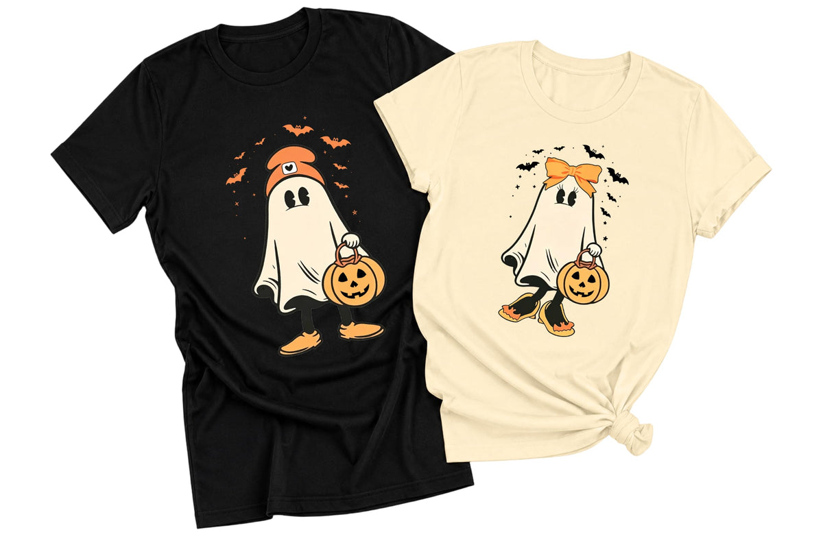 Tewmeu Couples Halloween Shirts Peter Pumpkin Eater Shirt Thanksgiving Tops