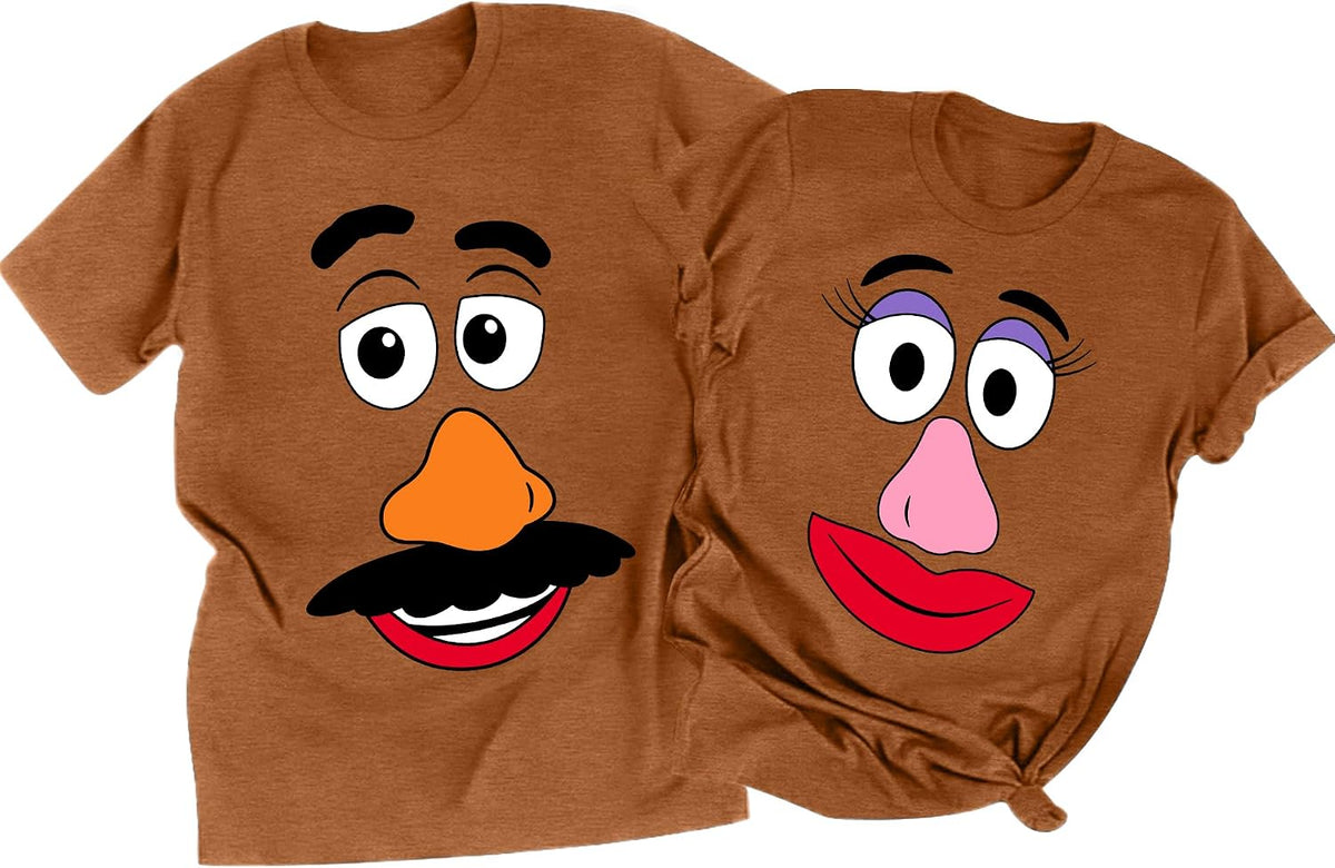 Sweet Potato Shirt Matching Couple Outfit Halloween Husband and Wife Shirt
