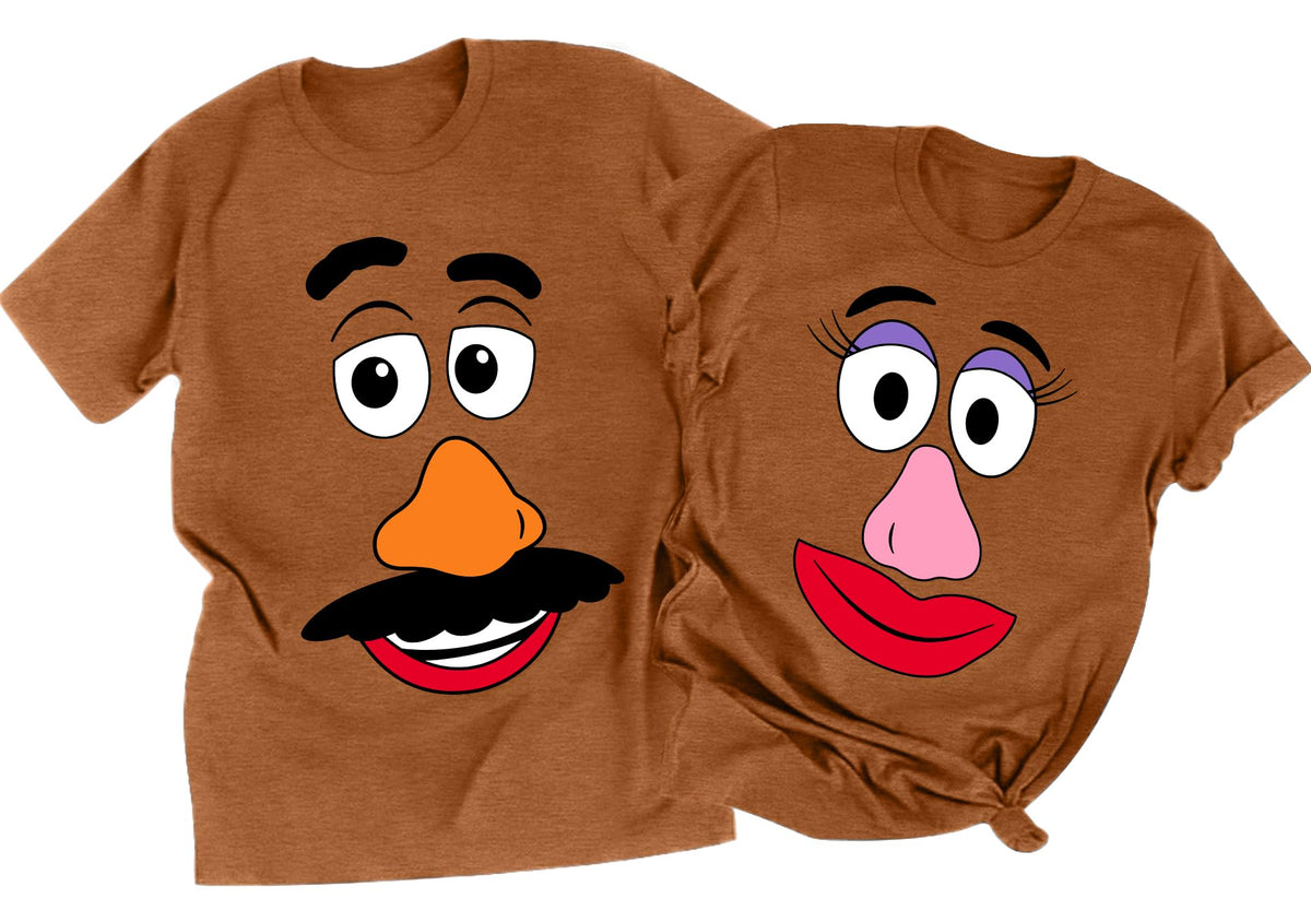 Sweet Potato Shirt Matching Couple Outfit Halloween Husband and Wife Shirt