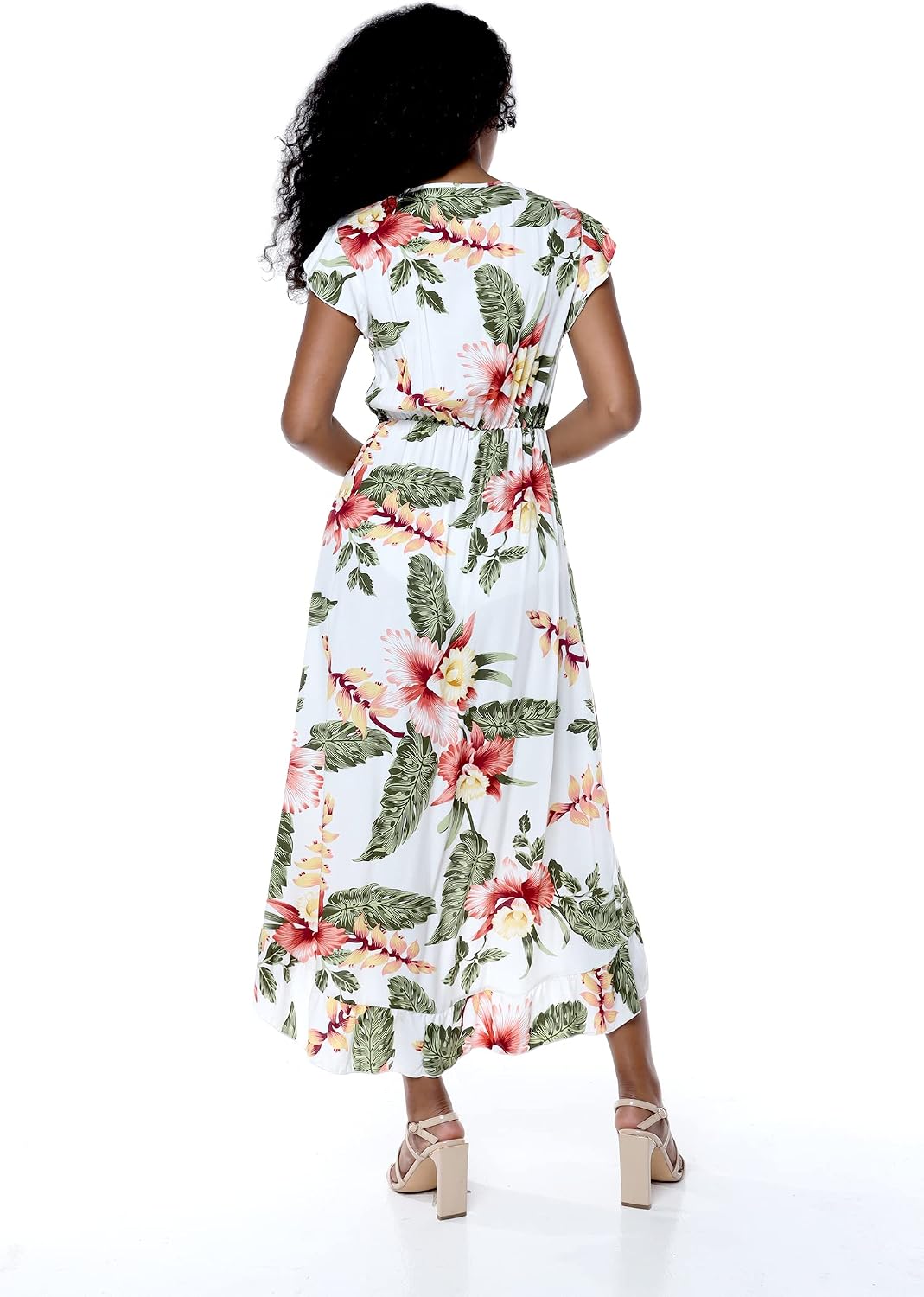 Matchable Couple Hawaiian Shirt or Wrap Dress Signature Prints Rafelsia