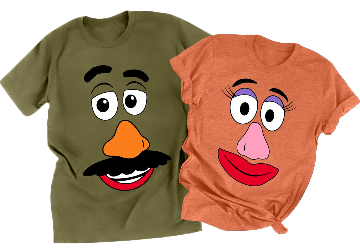 Sweet Potato Shirt Matching Couple Outfit Halloween Husband and Wife Shirt