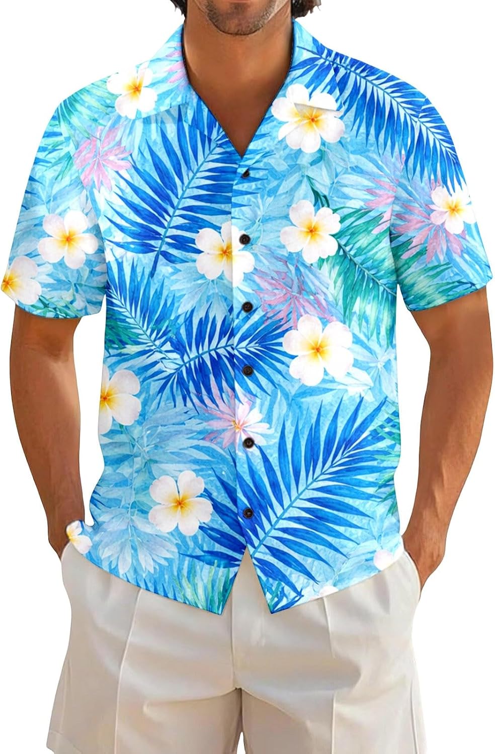 Matching Hawaiian Outfits for Couples Beach Vacation Tropical Print Women