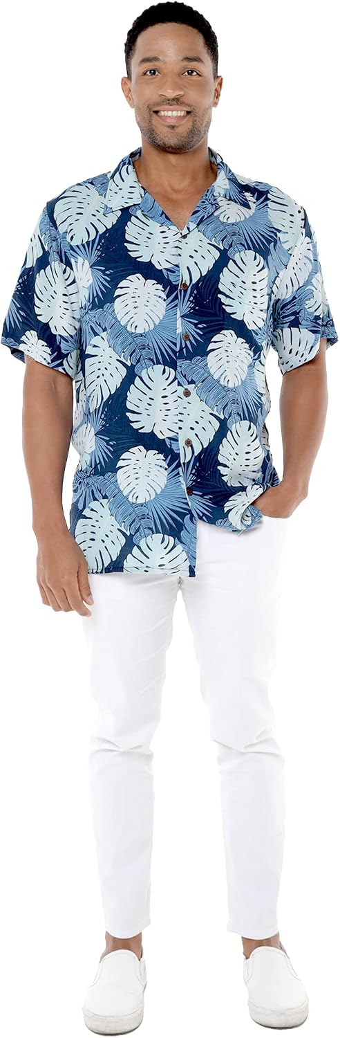 Matchable Couple Hawaiian Shirt or Pants Signature Prints Palms