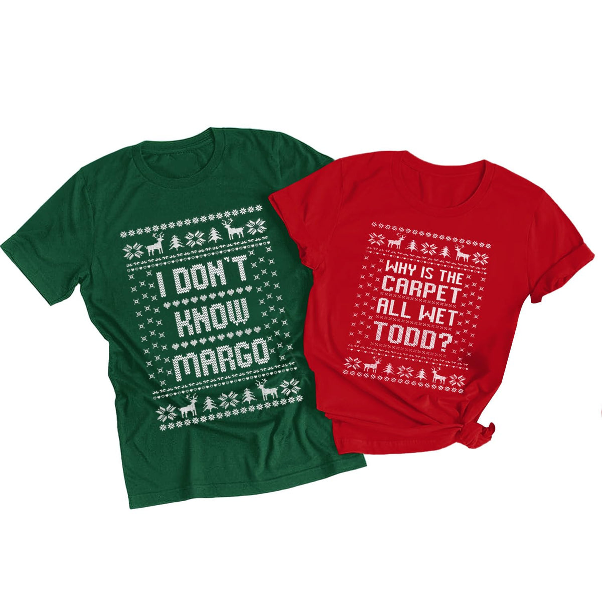 Couples Shirts Thanksgiving Christmas Halloween Matching Tshirt