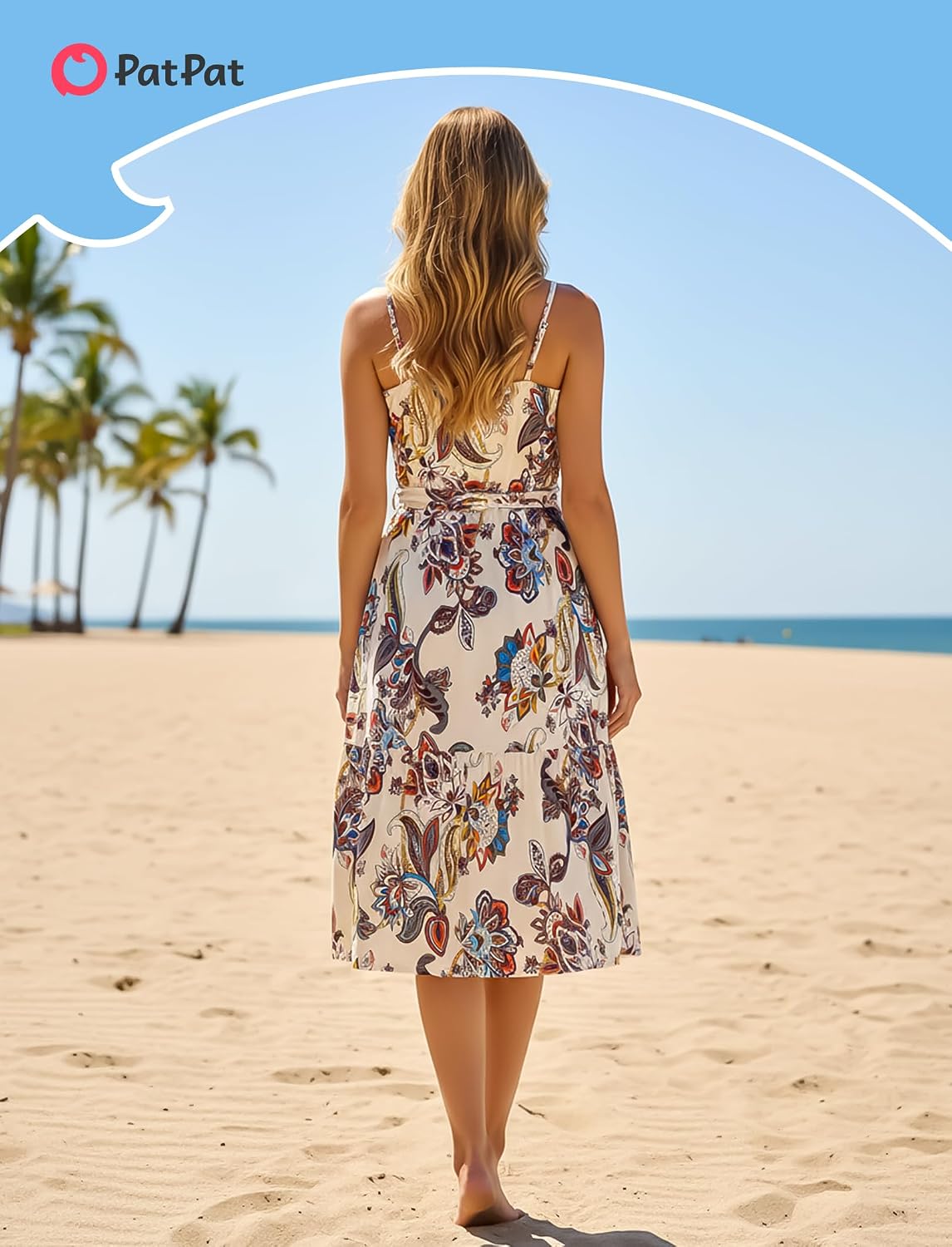 PATPAT Matching Hawaiian Outfits for Family Summer Dress & Tee Sets