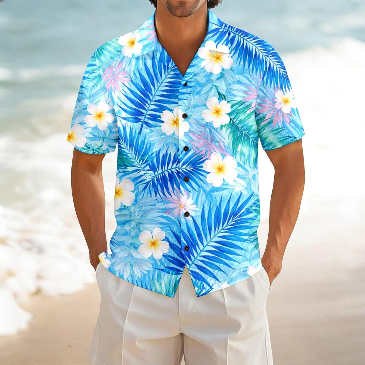 Matching Hawaiian Outfits for Couples Beach Vacation Tropical Print Women