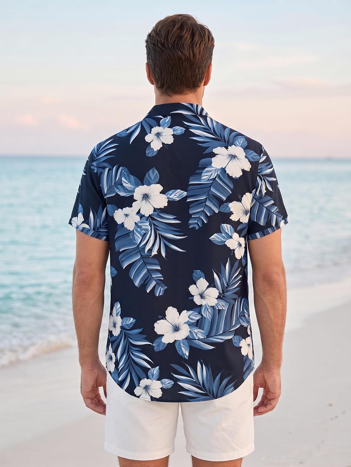 DRESSFO Couples Hawaiian Vacation Set