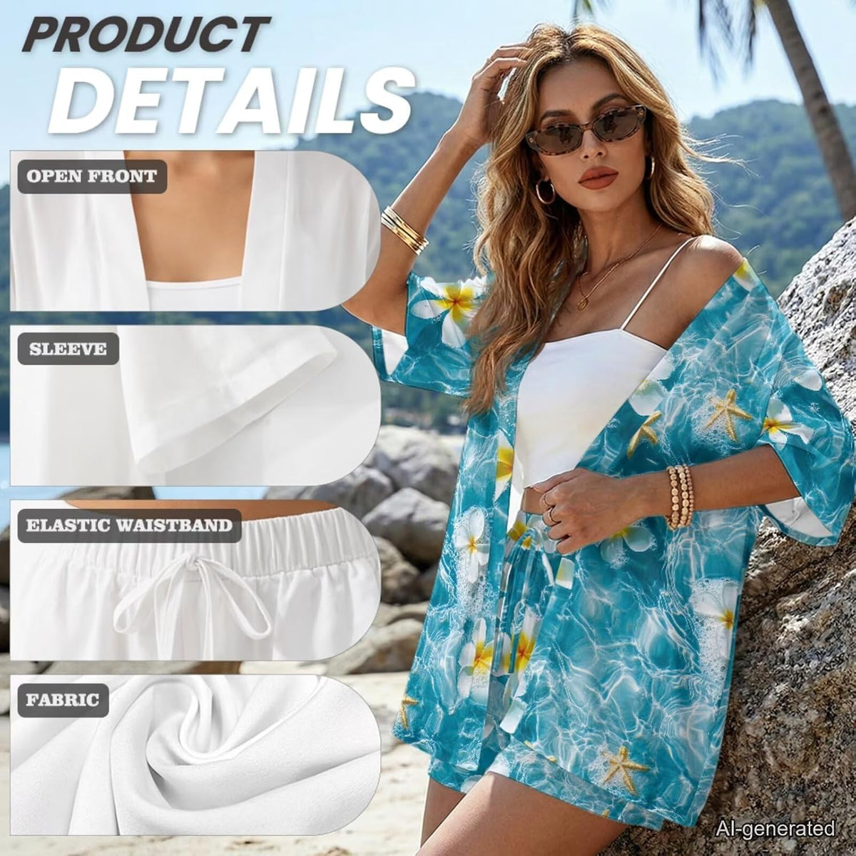 Matching Hawaiian Outfits for Couples Beach Sets Women 2 Piece Outfits Vacation Sets Men Shirt for Luau Party