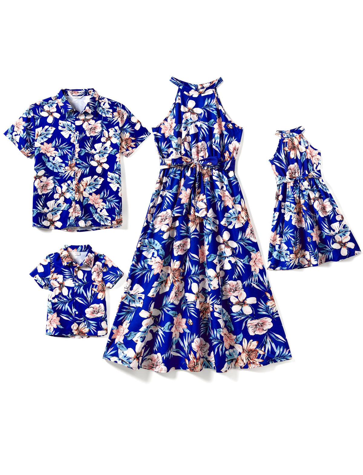 PATPAT Family Hawaiian Matching Outfits - Mommy and Me Vacation Outfits