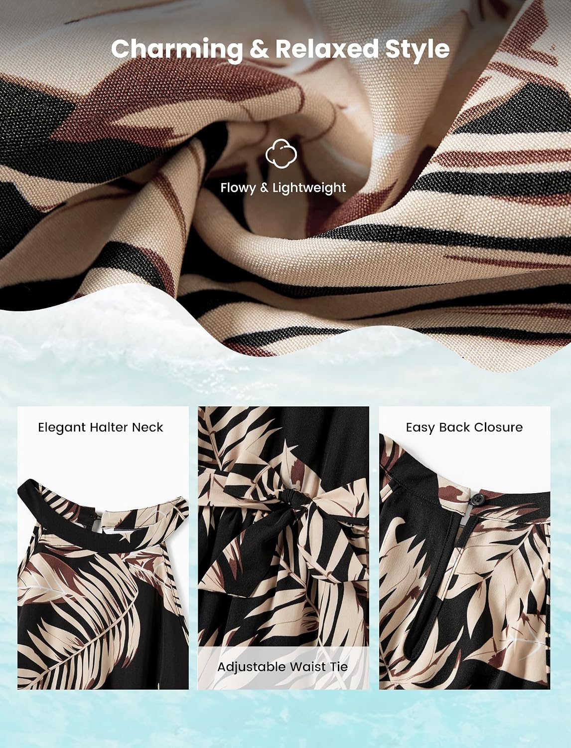 PATPAT Family Hawaiian Matching Outfits - Mommy and Me Vacation Outfits