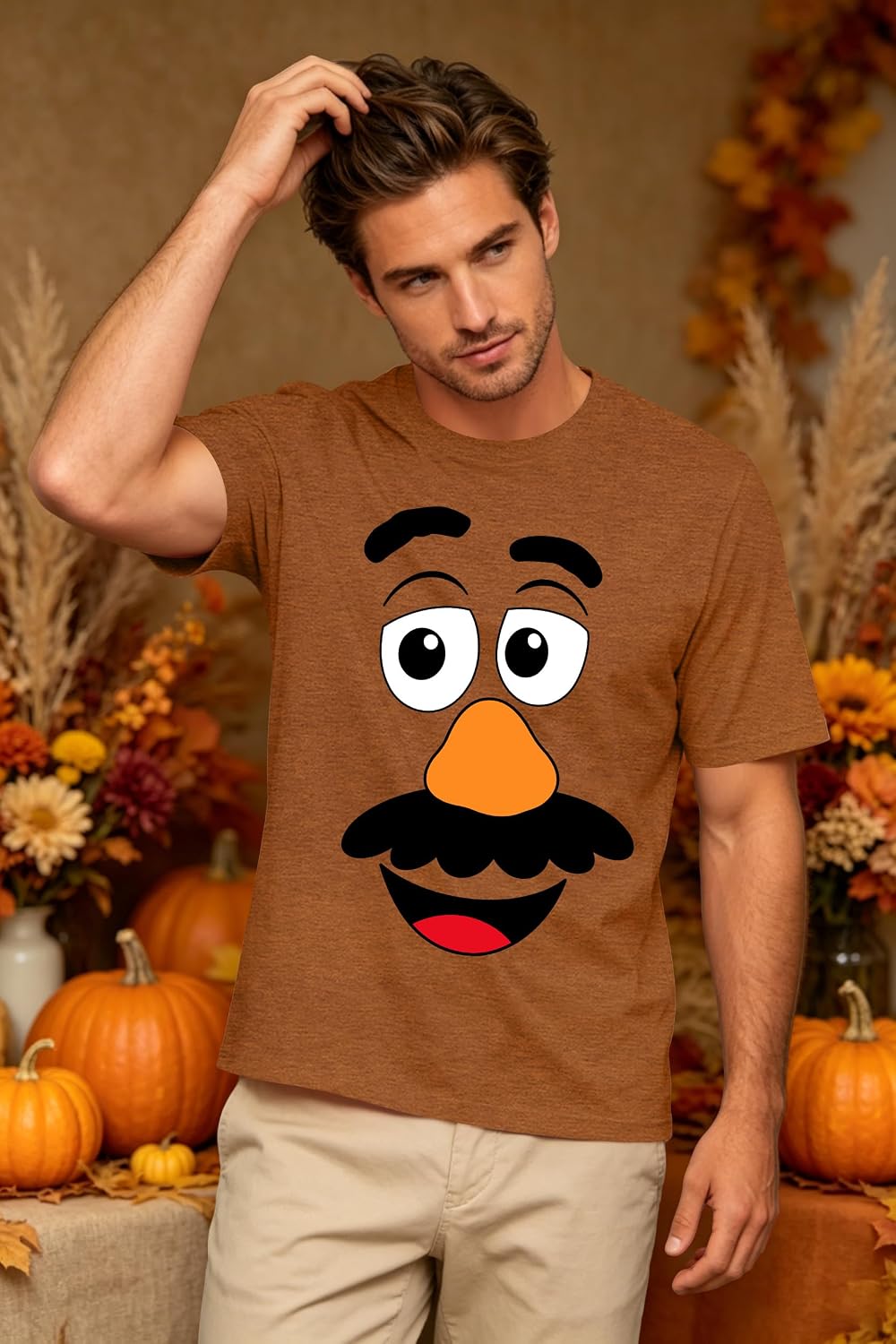 Sweet Potato Shirt Matching Couple Outfit Halloween Husband and Wife Shirt
