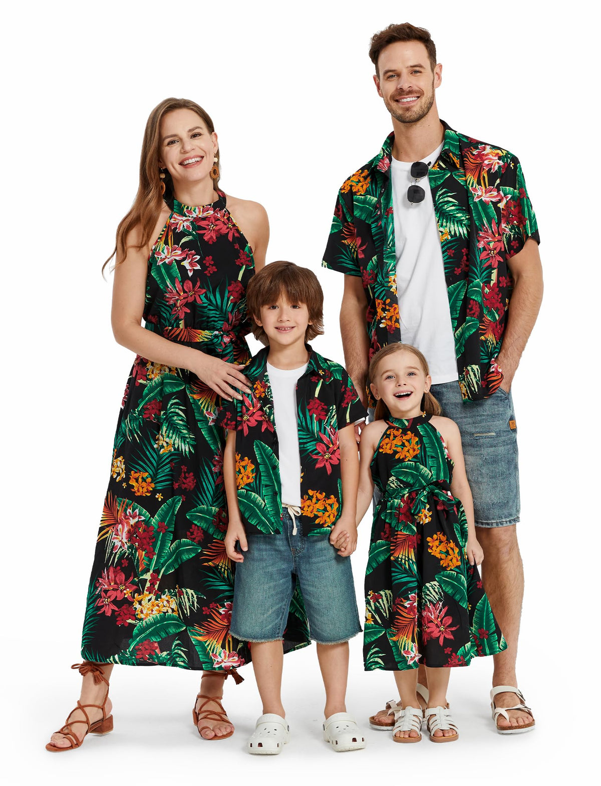 PATPAT Family Hawaiian Matching Outfits - Mommy and Me Vacation Outfits