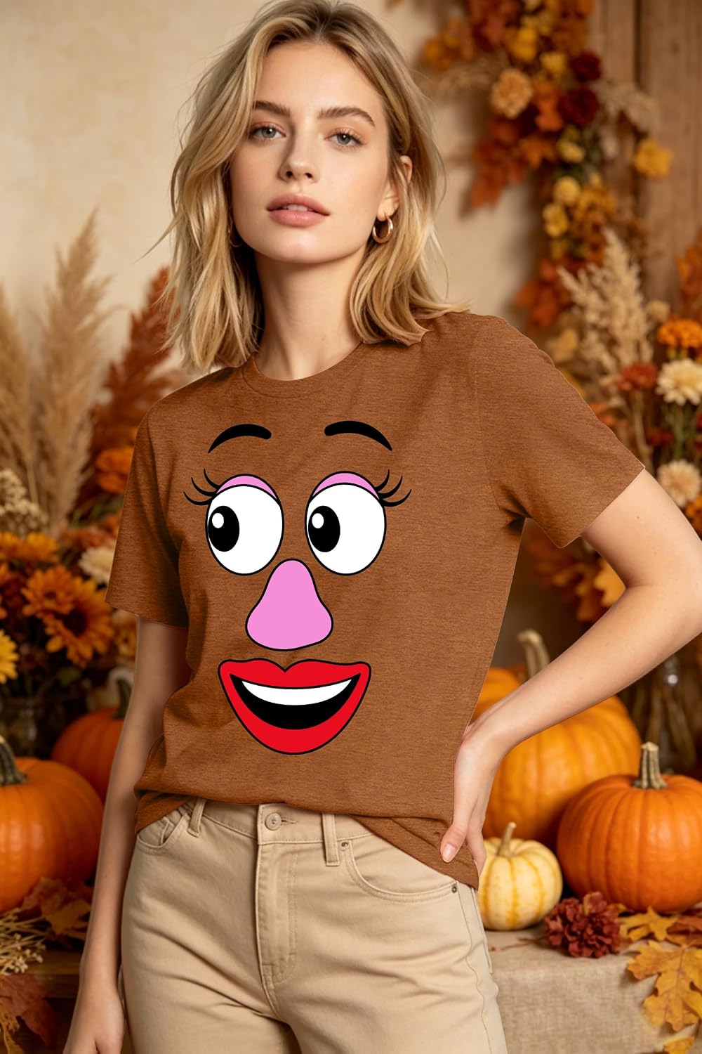 Sweet Potato Shirt Matching Couple Outfit Halloween Husband and Wife Shirt