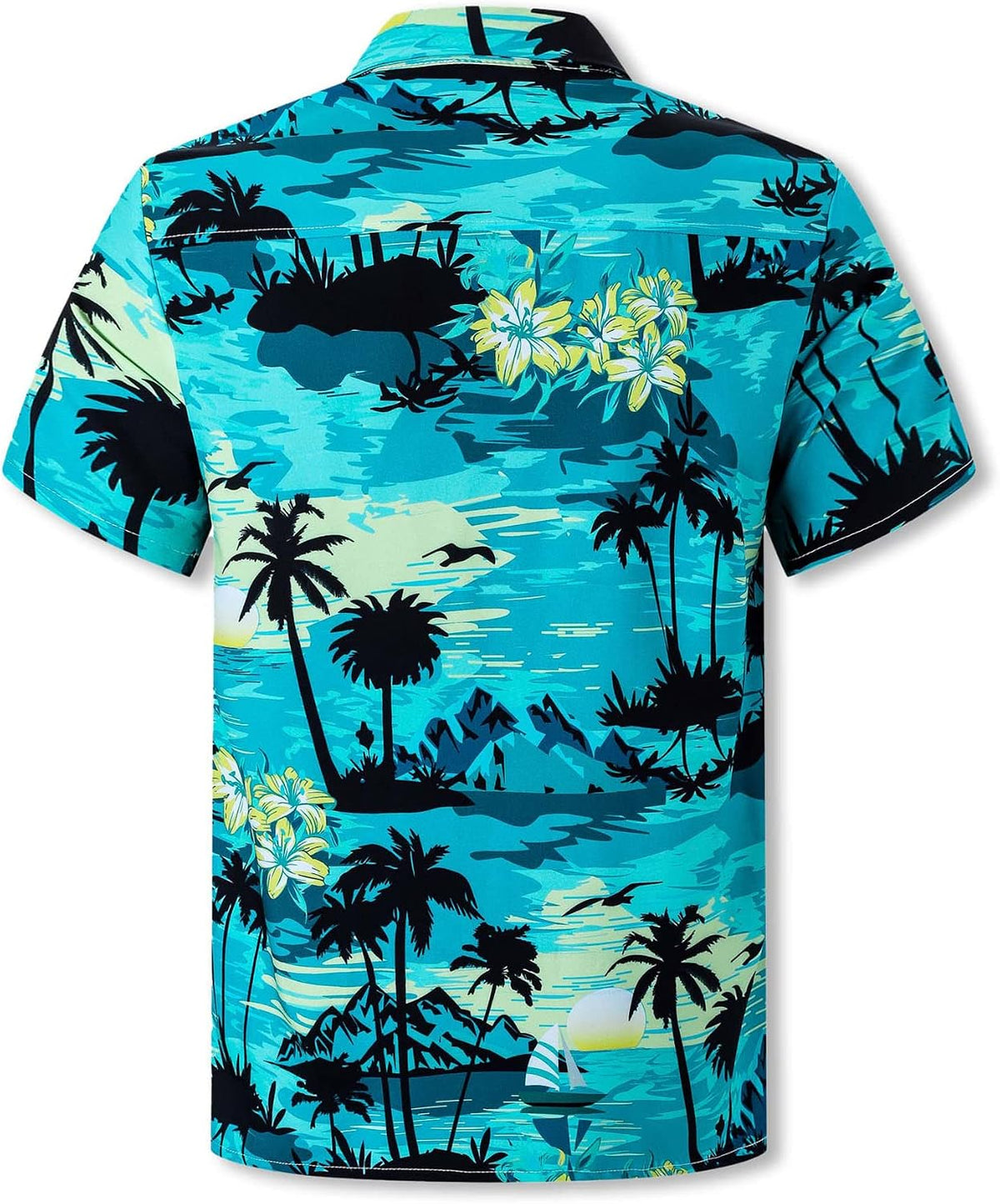 Cromoncent Matching Hawaiian Outfits for Family, Dad and Son Matching Luau Beach Tropical Shirts Mommy Daughter Tropical Sets