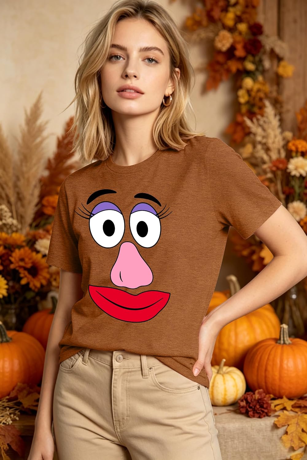 Sweet Potato Shirt Matching Couple Outfit Halloween Husband and Wife Shirt