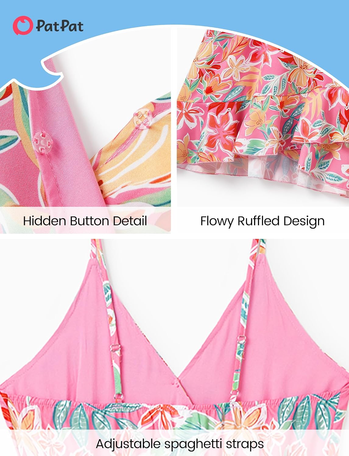 PATPAT Couples Matching Outfits Hawaiian Women Dresses or Men's Shirts