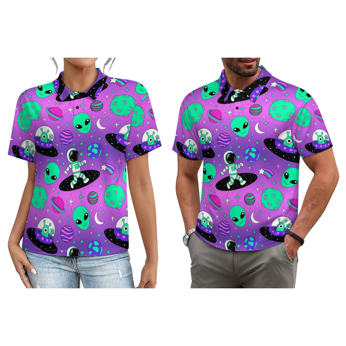 Matching Golf Shirts for Couples,Funny Golf Shirt for Men Women His and Hers Matching Outfits,Moisture-Wicking