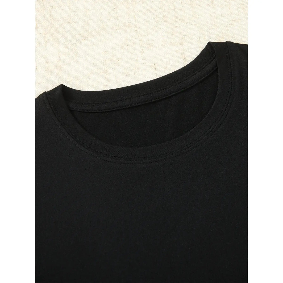 Unisex Loose-Fitting Cotton Blend Tshirt - Round Neck Short-Sleeve Text Print Clothes, Couple Theme "Where I Go Trouble Follows" Menswear Tops, Valentine's Day Gift for Bf & Gf,sohochic