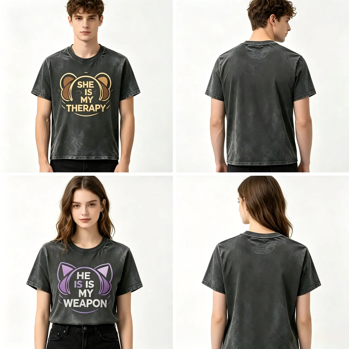 Couple Shirts, Soft Casual Loose Fit Short Sleeve Tees, Trendy His and Hers Matching Set Great for Date Night Daily Wear, Honeymoon Vacation Outfit, Gift for Newlywed Couples#CoupleShirts#CoupleFashion #MatchingTees#VacationOutfits #DateNightOutfit