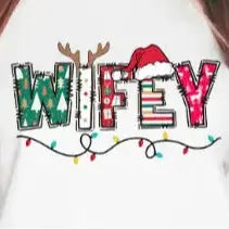 Wifey & Hubby Christmas Shirt, Christmas Husband Shirt, Christmas Wifey Shirt, Christmas Matching Couple Shirt,Holiday Gifts,Christmas Squad,Christmas Shirts,Xmas Gifts