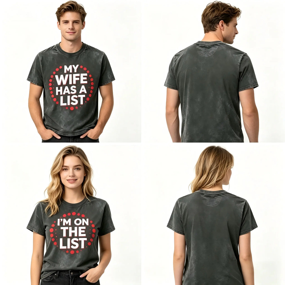 Couple Shirts, Soft Casual Loose Fit Short Sleeve Tees, Trendy His and Hers Matching Set Great for Date Night Daily Wear, Honeymoon Vacation Outfit, Gift for Newlywed Couples#CoupleShirts#CoupleFashion #MatchingTees#VacationOutfits #DateNightOutfit