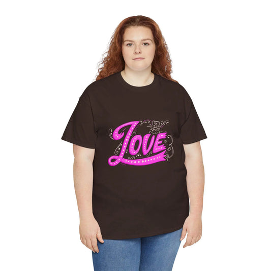 Valentine Love Unisex Tee, Heart Graphic T-Shirt, Valentine's Day Gift, Romantic Shirt, Couples Outfit, Love-themed Apparel